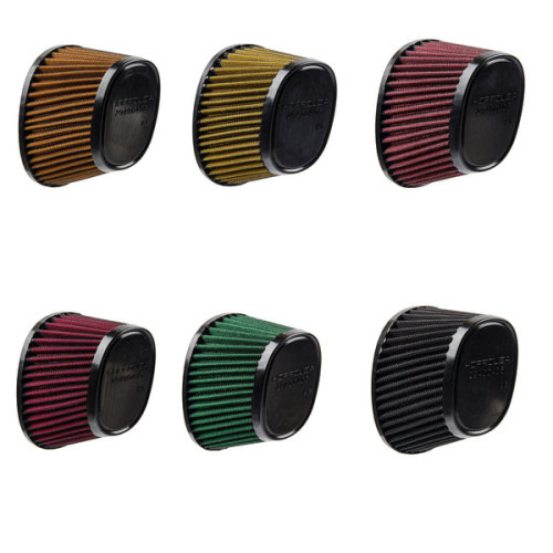 PartzBiz HD: AIR-117-BLK-Hoprousa High-Flow Washable Motorcycle Air Filter For Replacement(OEM# 29400405) Fit For Harley 18-later Softail Fatboy Streetbob and 17-later Touring Road King and 2023+ Breakout - Black