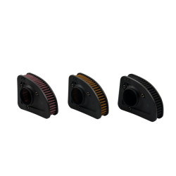 PartzBiz HD AIR-K3-RED - Hoprousa High-Flow Washable Motorcycle Air Filter For Replacement(OEM# 29400212) Fit For Harley 2017+ Touring M8 Glide Road King CVO Street Electra Glide - Red PartzBiz HD AIR-K3-RED - Hoprousa High-Flow Washable Motorcycle Air Filter For Replacement(OEM# 29400212) Fit For Harley 2017+ Touring M8 Glide Road King CVO Street Electra Glide - Red