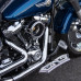 PartzBiz HD: AIR-M8-RCHRB-Super Ring Round Air Cleaner For Harley Davidson 2018-2024 Softail 107/114/117 All Models & 2017-2023 Touring 107/114/117 All Models - chrome