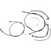 PartzBiz HD: CA019-Black Cable Brake & Clutch Line Wire Kits For Harley Davidson Softail Models 6 PartzBiz HD: CA019-Black Cable Brake & Clutch Line Wire Kits For Harley Davidson Softail Models 6