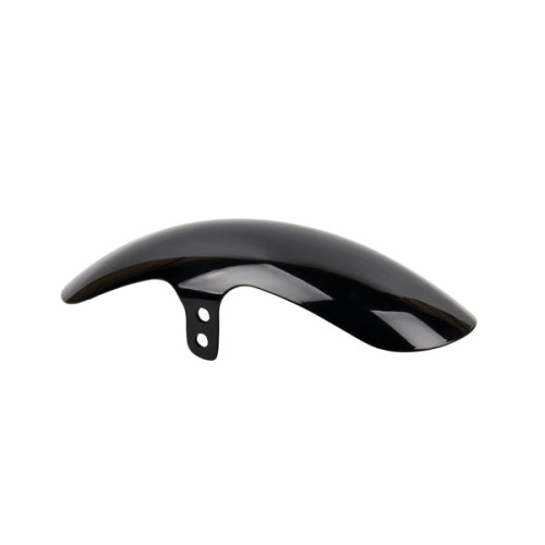 PartzBiz HD: FDR-BB16F-BLK-Short Gloss Black Front Fender Fits For 2018+ Harley Davidson Softail Street Bob With 16x3.5