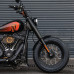 PartzBiz HD: FDR-BB16F-BLK-Short Gloss Black Front Fender Fits For 2018+ Harley Davidson Softail Street Bob With 16x3.5