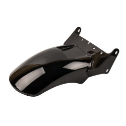 PartzBiz HD FDR-FB200-BLK - Hoprousa Motorcycle Fender Heavy Duty New Short Rear Fender With Lights Plug & Play Gloss Black Fit For Harley-Davidson Softail 2008-2017 Fatboy 2012-2017 Slim - Gloss Black