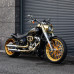 PartzBiz HD: FDR-FL130-FB-Short Gloss Black Front Fender Fits For 2018-2025 Fat Boy With 21x3.5