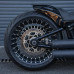 PartzBiz HD: FDR-GP260-BLK-Hoprousa Motorcyle Rear Fender Fiberglass Short Mudguards GP-Style Black for M8 Harley Softail Breakout & Fatboy 18-later FXBR FLFB - Gloss Black