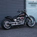 PartzBiz HD: FDR-ST260-UNP-Short Rear Fender Unpainted With Brake Turn Lights for Harley Softail 2018-2025 Breakout/Fat Boy - For 2018-2025 Breakout & Fat Boy