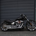 PartzBiz HD: HLHX401-1-Hoprousa Motorcycle Fender,Gloss Black Short Front Fender Compatible with 2013+ Harley Davidson Softail BREAKOUT FXBR - Gloss black For 21x3.5