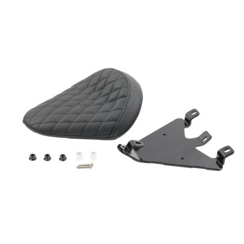 PartzBiz HD: SE-XL-BK-Riders Solo Seat Fits for Harley Davidson Sportster 2004-2023 - Default Title