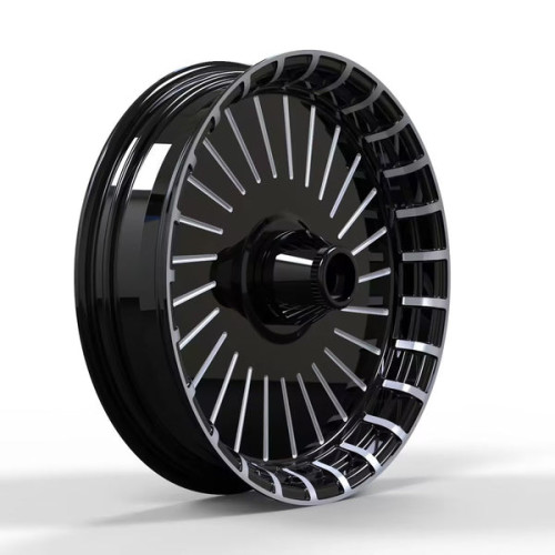 PartzBiz HD: WHL-FB18-BST-Hoprousa 3D Custom Motorcycle Cast Forged FAT RADIATER Rear Front Wheels For 2018-2023 Harley Softail Fatboy Breakout - 18x4.25