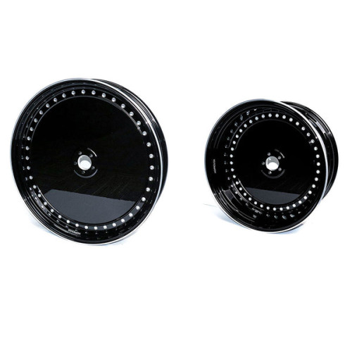 PartzBiz HD: WHL-FB23-PBK-Hoprousa 3D Custom Motorcycle Cast Forged Rear Front FAT STAR Wheels For 2018-2023 Harley Softail Fatboy Breakout - 23x3.75