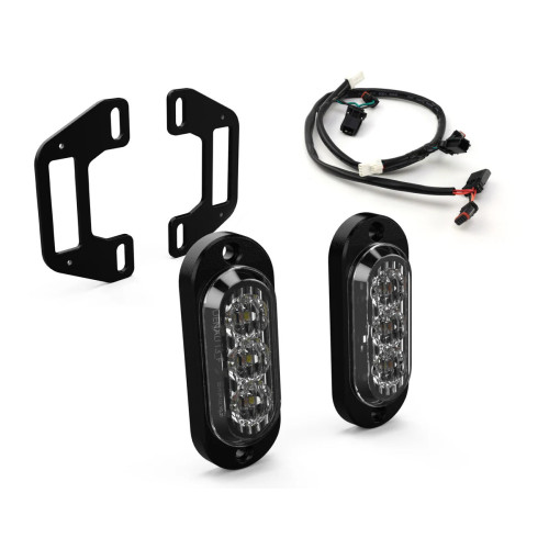 PartzBiz HD: LAH.23.10500-Plug-&-Play Rear T3 Turn Signal License Plate Kit for Harley-Davidson Pan America 1250