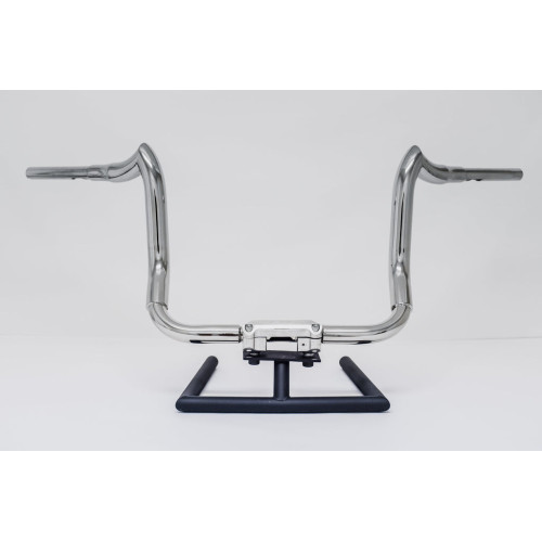PartzBiz HD: 3469960-KST Kustoms Polished 12‚” แฮนด์บาร์ Bison Bagger Harley Touring Batwing 96+
