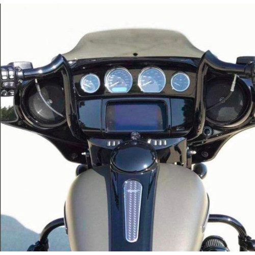 PartzBiz HD: 3470053-KST Kustoms Denim Satin Black 14” Bison Bagger Handlebars Bars Harley Touring