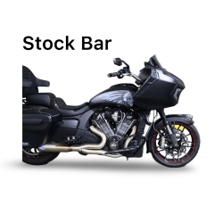 PartzBiz HD COMANCHEP - KST Kustoms Polished 14” Comanche Bagger Handlebars Bars Apes Indian Challenger