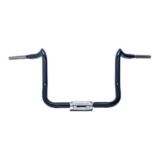 PartzBiz HD: 3469954-KST Kustoms Gloss Black 12” Mayhem Bagger Handlebars Bars Harley Touring Batwing