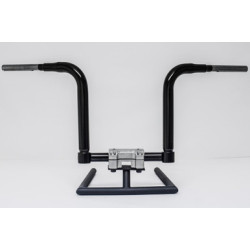 PartzBiz HD PIONEERST12GB - KST Kustoms Gloss Black 12” Pioneer Handlebars Bars Harley Softail FL FX 1.25” 1.5”