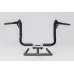 PartzBiz HD: 3470884-KST Kustoms Gloss Black 14” Punisher Handlebars Bars Harley Touring Batwing FLH