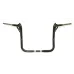 PartzBiz HD: 3470884-KST Kustoms Gloss Black 14” Punisher Handlebars Bars Harley Touring Batwing FLH