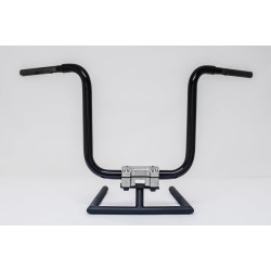 PartzBiz HD STRAIGHTJACKET16P - KST Kustoms Polished 16 Straight Jacket Handlebars Bars Harley FLTR Softail 1.25