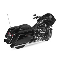 PartzBiz HD 005-4560499D - Two Brothers Racing Chrome Harley 17-20 Touring Slip-On Mufflers Exhaust Pipes