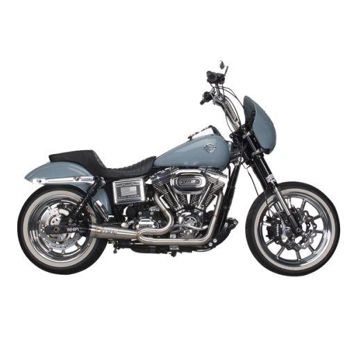 PartzBiz HD: 3453953-Two Brothers Racing Comp S 2-1 Complete Exhaust Pipe System 06-2017 Harley Dyna