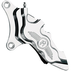 PartzBiz HD 0051-2915-CH - Performance Machine Front Left 6-Piston Brake Caliper Harley Models 11.5” Rotor