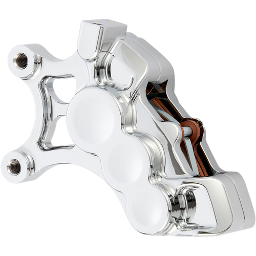 PartzBiz HD: 3486526-Arlen Ness 6 Piston Bore Caliper Chrome Front Left 11.8 Harley Big Twin XL 06-21
