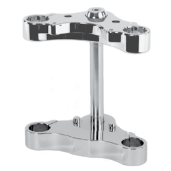 PartzBiz HD 02-234 - Chrome Paughco 5 Degree Raked Triple Tree Harley Narrow Glide Sportster Dyna FXR