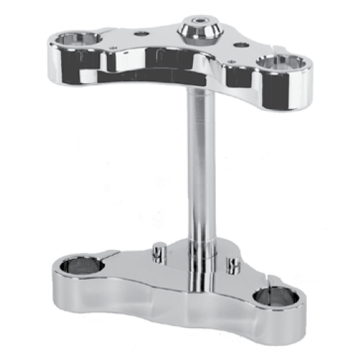 PartzBiz HD: 3462647-Chrome Paughco 5 Degree Raked Triple Tree Harley Narrow Glide Sportster Dyna FXR
