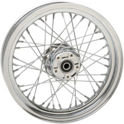 PartzBiz HD 0203-0529 - โครเมี่ยมด้านหน้า 16x3 40 Spoke ล้อ Harley Softail Heritage FLSTN FLSTF 00-06 PartzBiz HD 0203-0529 - โครเมี่ยมด้านหน้า 16x3 40 Spoke ล้อ Harley Softail Heritage FLSTN FLSTF 00-06