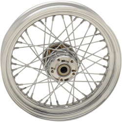 PartzBiz HD 0204-0524 - Drag Chrome 16‚ x 3‚” 40 ก้านล้อหลัง Harley Sportster XL 883 1200 08+ PartzBiz HD 0204-0524 - Drag Chrome 16‚ x 3‚” 40 ก้านล้อหลัง Harley Sportster XL 883 1200 08+