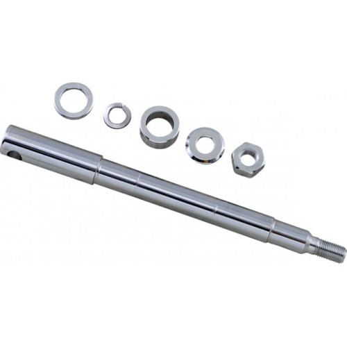 PartzBiz HD: 3477582-Drag Specialtie Chrome Steel Axle Kit Package Front Harley Dyna XL FXR 87-99 Evo