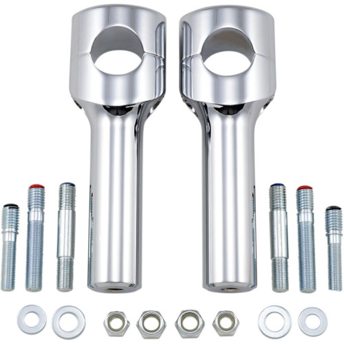 PartzBiz HD: 3472758-Chrome 6‚ Big Buffalo 1 1/2‚” แฮนด์ตัวยกตัวหนีบด้านบน Harley Softail Touring PartzBiz HD: 3472758-Chrome 6‚ Big Buffalo 1 1/2‚” แฮนด์ตัวยกตัวหนีบด้านบน Harley Softail Touring