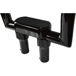 PartzBiz HD 0602-0605 - Gloss Black 4” Straight Risers 1 1/2 Handlebar Top Clamp Harley Softail Touring PartzBiz HD 0602-0605 - Gloss Black 4” Straight Risers 1 1/2 Handlebar Top Clamp Harley Softail Touring