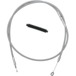 PartzBiz HD 0652-1475 - High-Efficiency 54 3/4” Braided Stainless Clutch Cable 38699-04 Harley Sportster