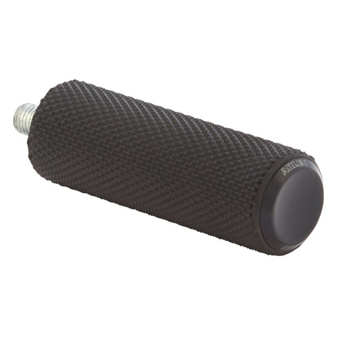 PartzBiz HD: 3461576-Arlen Ness Knurled Fusion Shifter Brake Peg Black Male Mount Rubber Fixed Style PartzBiz HD: 3461576-Arlen Ness Knurled Fusion Shifter Brake Peg Black Male Mount Rubber Fixed Style