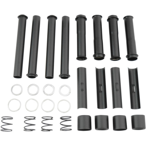 PartzBiz HD: 3491252-Drag Pushrod Tube Kit Package สีดำ Harley Big Twin Cam Trike 84-99