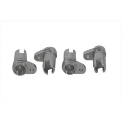 PartzBiz HD 10-0182 - Polished Aluminum Tappet Lifter Block Holder Set Harley Ironhead Sportster XL