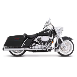 PartzBiz HD 100-0203 - Rinehart Black True Dual Exhaust Black Tips 4 Mufflers 1995-2008 Harley Touring PartzBiz HD 100-0203 - Rinehart Black True Dual Exhaust Black Tips 4 Mufflers 1995-2008 Harley Touring
