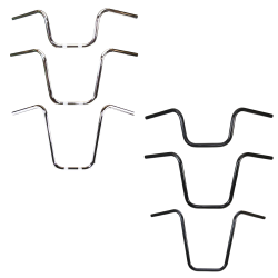 PartzBiz HD 101-0102 - TC Bros. แฮนด์จักรยาน Mini Apes แบบแคบขนาด 1 นิ้ว - มีรอยบุ๋มสีดำ 8 นิ้ว PartzBiz HD 101-0102 - TC Bros. แฮนด์จักรยาน Mini Apes แบบแคบขนาด 1 นิ้ว - มีรอยบุ๋มสีดำ 8 นิ้ว