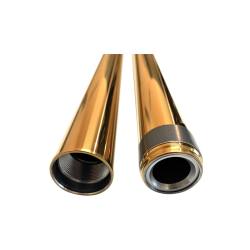 PartzBiz HD 105020G - Gold Tin 39mm Front Fork Tubes Pair Set 24.25 Stock Harley Sportster Dyna FXR PartzBiz HD 105020G - Gold Tin 39mm Front Fork Tubes Pair Set 24.25 Stock Harley Sportster Dyna FXR