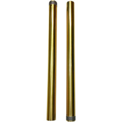 PartzBiz HD 105120G - Gold 49mm OEM 46605-06 Replacement Front End Fork Tubes Harley Dyna FXD 25.50” PartzBiz HD 105120G - Gold 49mm OEM 46605-06 Replacement Front End Fork Tubes Harley Dyna FXD 25.50”