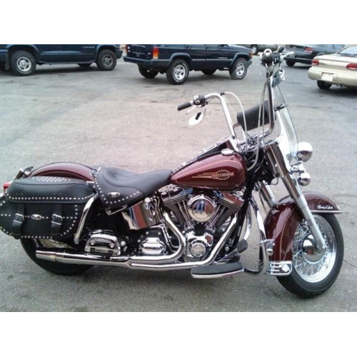 PartzBiz HD: 3453867-Thunderheader Chrome 2 เป็น 1 2-1 ท่อ 07-11 ท่อไอเสีย Harley Softail