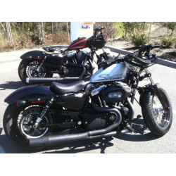 PartzBiz HD 1059B - Black Thunderheader 2 into 1 2-1 Full Exhaust Pipe System 14-21 Harley Sportster