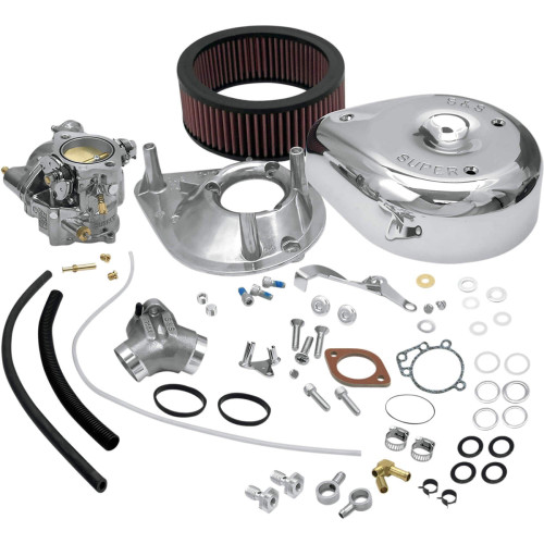 PartzBiz HD: 3452274-New S&S Super E Shorty Carb Carburetor Kit 1991-2003 Harley Sportster XL 11-0409