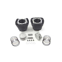 PartzBiz HD 11-1118 - 883 to 1200 Black Cylinder 9.5:1 Piston Big Bore Conversion Kit Harley Sportster PartzBiz HD 11-1118 - 883 to 1200 Black Cylinder 9.5:1 Piston Big Bore Conversion Kit Harley Sportster