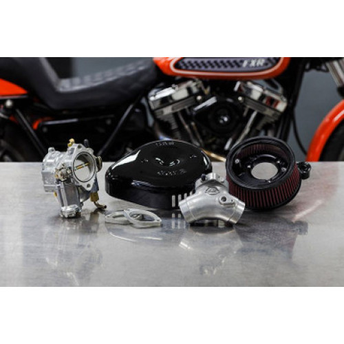 PartzBiz HD: 3490281-S&S Super G Carb Stealth Air Cleaner Kit Black Teardrop Harley Big Twin 84-99 PartzBiz HD: 3490281-S&S Super G Carb Stealth Air Cleaner Kit Black Teardrop Harley Big Twin 84-99