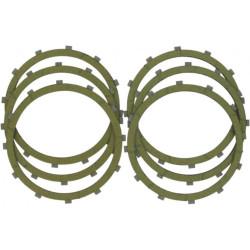PartzBiz HD 1131-0421 - Drag Specialties Aramid Clutch Friction Plates Kit 6 Harley Big Twin 37931-84