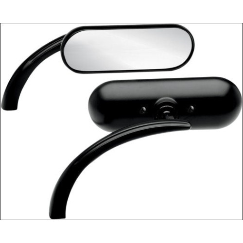 PartzBiz HD: 3461519-Arlen Ness Micro Mini Oval กระจกมองหลังนูน Chrome แฮนด์ซ้ายติดตั้ง PartzBiz HD: 3461519-Arlen Ness Micro Mini Oval กระจกมองหลังนูน Chrome แฮนด์ซ้ายติดตั้ง