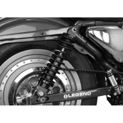 PartzBiz HD 1310-1114 - Legend Revo Coil Suspension 14” Black Standard Adjustable Shocks Harley 04-20 XL